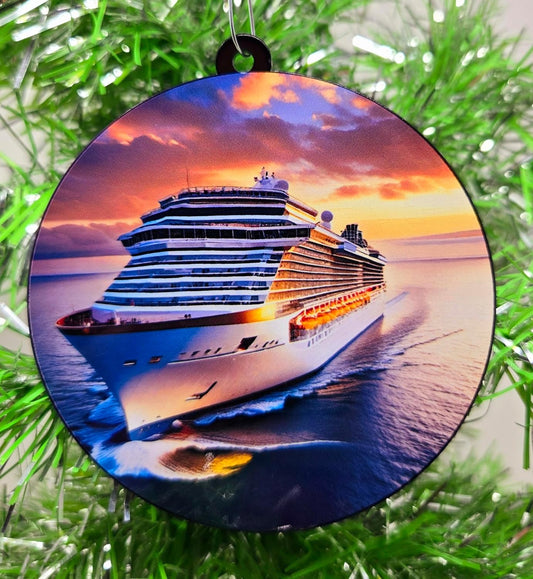 Cruise Ornament - Luxurious Cruise Ship Christmas Ornament